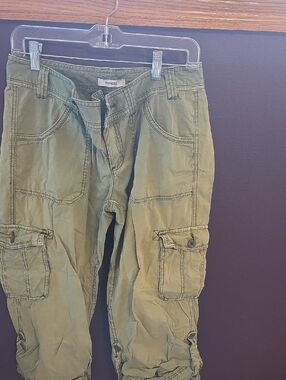 Express Olive Green Men's Cargo Pants